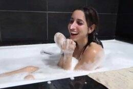 Christina Khalil Topless Bathing Lewd Video on leakfanatic.com