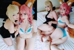 Hidori Rose X Miko Sexy Cosplay Selfies on leakfanatic.com