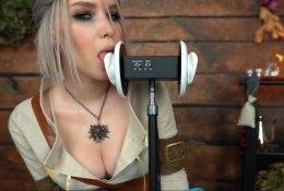 ASMR MOOD Patreon Ciri Cosplay Witcher Video on leakfanatic.com