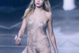 Cara Delevingne Pussy Slip See Through Dress on leakfanatic.com