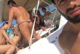 Fun With Friends on Boat Ride on leakfanatic.com