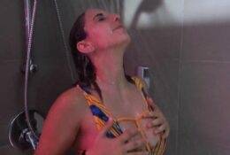 Christina Khalil Sexual Shower Patreon Video on leakfanatic.com