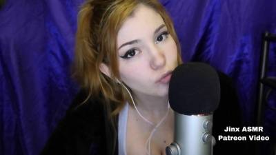 Jinx ASMR - Kisses and Mouth Sounds - Patreon Video on leakfanatic.com