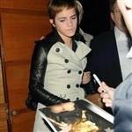 Emma Watson Asked To Sign Her Own Upskirt Pic on leakfanatic.com