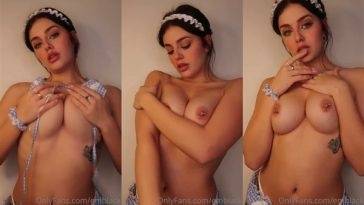 Emily Black Nude Tits Teasing Video  on leakfanatic.com