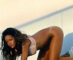 Rihanna Bottomless On All Fours Photo Shoot on leakfanatic.com