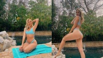 Jordyn Jones By The Pool Hot Photos  on leakfanatic.com