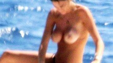 Francesca Sofia Novello Nude Tits on the Yacht on leakfanatic.com