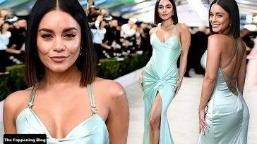 Vanessa Hudgens Shows Off Her Sexy Figure at the 28th Screen Actors Guild Awards on leakfanatic.com