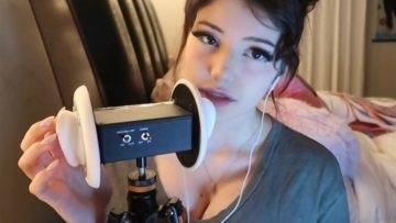 Jinx ASMR Relaxing Heavy Breathing and Ear Rubbing Video on leakfanatic.com