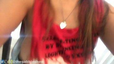 The Gabbie Show Slight Nipple Slip (1 pic 1 gif) on leakfanatic.com