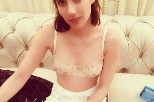 Emma Roberts In Lingerie For "Little Italy" - Italy on leakfanatic.com