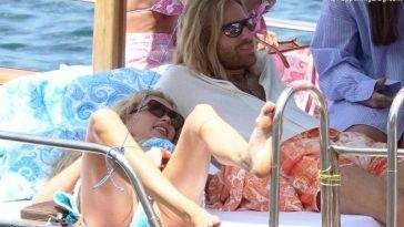 Elsa Hosk & Tom Daly are Spotted Lapping Up the Italian Sunshine on Holiday Out in Capri - Italy on leakfanatic.com