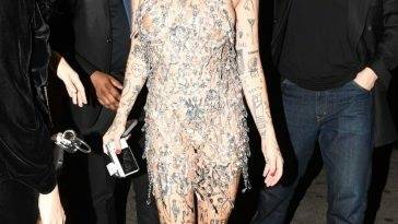 Braless Brooke Candy Looks Hot While Arriving to Playboy x Big Bunny Party on leakfanatic.com