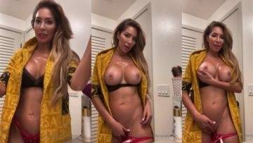 Farrah Abraham Nude Teasing On Video Chat Video  on leakfanatic.com