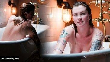 Ireland Baldwin Poses Naked in the Bathtub - Ireland on leakfanatic.com