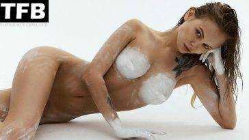 Anastasiya Scheglova Displays Her Fantastic Figure Posing Naked in a Hot Shoot on leakfanatic.com