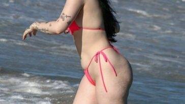 Noah Cyrus Enjoys a Sunny Day with Family and Friends in Miami Beach on leakfanatic.com