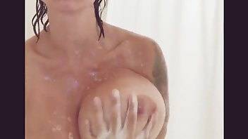 Brittany Elizabeth shower big boobs teasing - OnlyFans free porn on leakfanatic.com