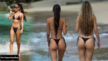Kim Turnbull Gets the Temperatures Soaring in Her Skimpy Bikini in Barbados - Barbados on leakfanatic.com