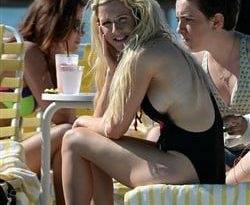 Ellie Goulding Swimsuit Side Boob Pics on leakfanatic.com