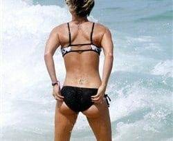 Kaley Cuoco Thick Booty Bikini Beach Pics on leakfanatic.com