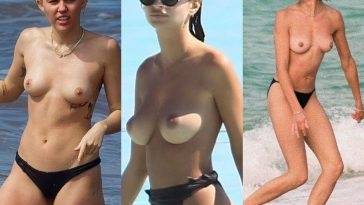 Celebrities Nude Beach Collection on leakfanatic.com
