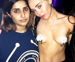 Miley Cyrus Topless With Pasties On At A Rave on leakfanatic.com