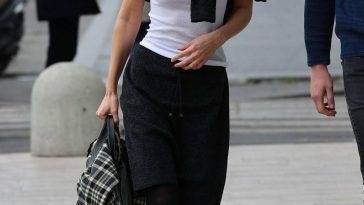 Bella Hadid is Seen Braless in Milan on leakfanatic.com