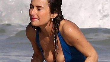 Giada De Laurentiis Nude Nipples in Miami on leakfanatic.com