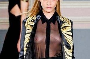 Cara Delevingne Topless Tits For Fashion on leakfanatic.com