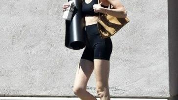 Leggy Whitney Port is Spotted After a Yoga Workout in LA on leakfanatic.com