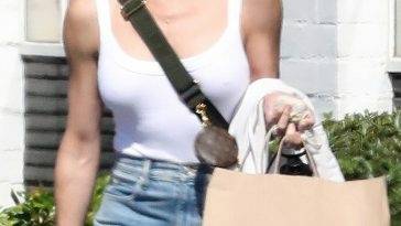 LeAnn Rimes is Spotted Exiting a Beauty Salon in Beverly Hills on leakfanatic.com