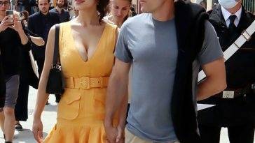 Caylee Cowan & Casey Affleck are Seen at the Riviera International Film Festival on leakfanatic.com