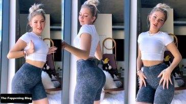 Jordyn Jones Displays Her Beautiful Butt in Tight Shorts (11 Pics + Video) on leakfanatic.com