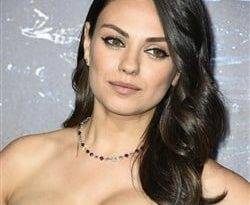 Mila Kunis Shows Her Sloppy Post-Prego Cleavage At The 'Jupiter Ascending' Premiere on leakfanatic.com