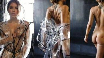 Brittney Palmer Nude Teasing in Raincoat Video Leaked on leakfanatic.com