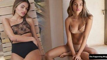 Thylane Blondeau Shows Her Nude Tits in Lingerie For Etam Valentine’s Day Collection 2022 on leakfanatic.com