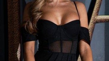 AJ Bunker Displays Her Stunning Figure at the 1COutlander 1D Season 6 Premiere in London on leakfanatic.com