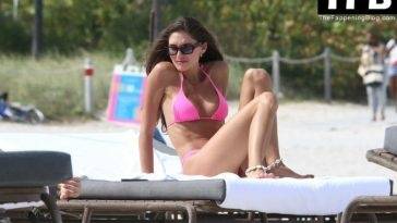 Debbie St. Pierre Puts Sensational Beach Body on Display in Miami on leakfanatic.com