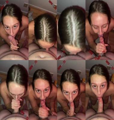 Just WingIt - giving blowjob to her boyfriend on leakfanatic.com