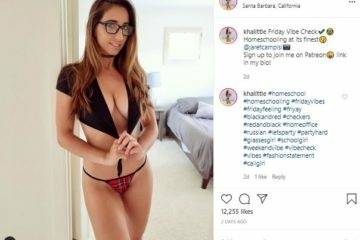 Christina Khalil Nude Tease June Live Stream on leakfanatic.com