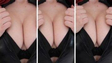 Christina Khalil Black Widow Cosplay Nude Video Leaked on leakfanatic.com