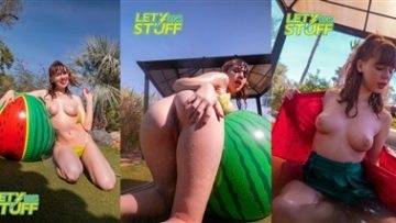 Lety Does Stuff Nude Watermelon Patreon Leaked on leakfanatic.com