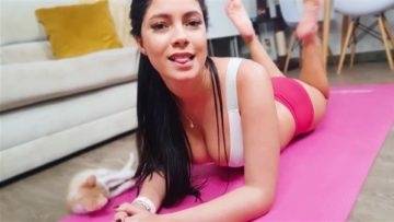 Marta Maria Santos Nude Workout at Home Video  on leakfanatic.com