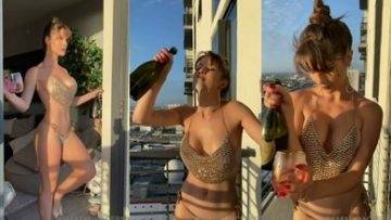 Amanda Cerny  Nude New year Celebration Video on leakfanatic.com