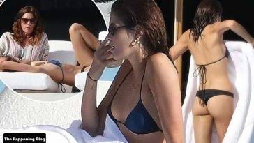 Cindy Crawford & Kaia Gerber Slip Into Matching Swimwear in Cabo San Lucas on leakfanatic.com