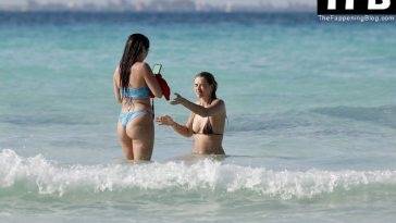 Arabella Chi & Kady McDermott are Seen Having a Good Time at the Beach on leakfanatic.com