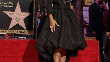 Salma Hayek Receives Her Star on the Hollywood Walk of Fame on leakfanatic.com