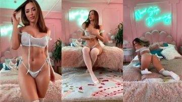 Ana Cheri White Lingerie Tease Porn Video Leaked on leakfanatic.com
